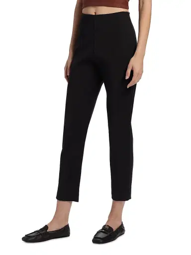 Adam Lippes Women's Kit Compact Knit Pants | Thumbnail 4 Adam Lippes Women's Kit Compact Knit Pants | Thumbnail 4