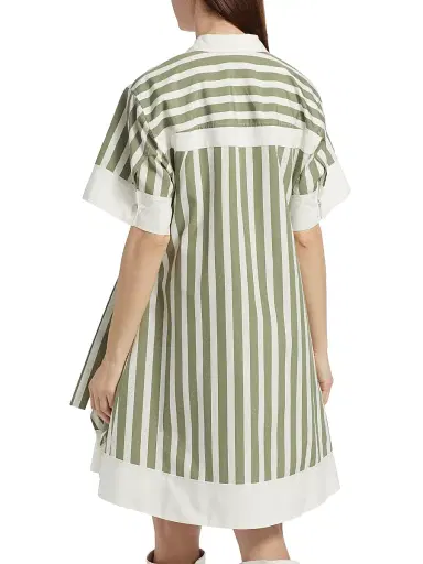 3.1 Phillip Lim Women's Striped Cotton-Silk Shirt Dress | Thumbnail 5 3.1 Phillip Lim Women's Striped Cotton-Silk Shirt Dress | Thumbnail 5