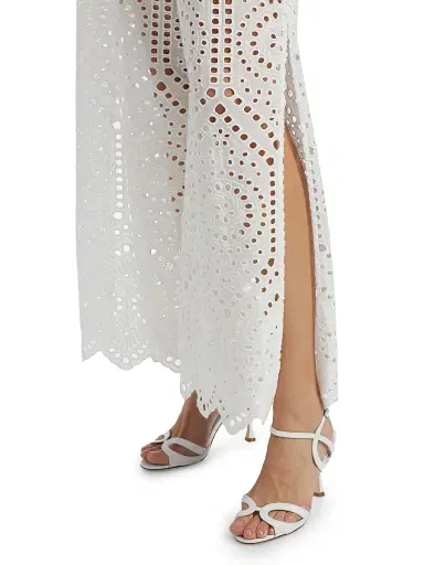 Generation Love Women's Connie Cotton Eyelet Pants - White | Thumbnail 6 Generation Love Women's Connie Cotton Eyelet Pants - White | Thumbnail 6