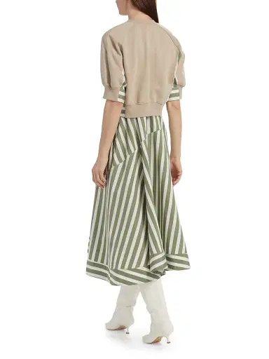 3.1 Phillip Lim Women's Sweatshirt Combo Midi-Dress | Thumbnail 5 3.1 Phillip Lim Women's Sweatshirt Combo Midi-Dress | Thumbnail 5