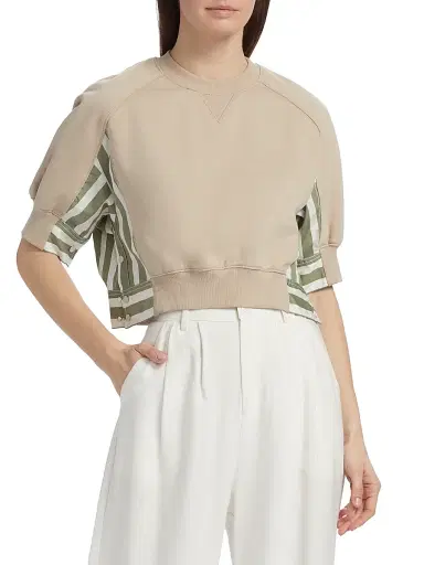 3.1 Phillip Lim Women's Sweatshirt Combo Midi-Dress | Thumbnail 6 3.1 Phillip Lim Women's Sweatshirt Combo Midi-Dress | Thumbnail 6