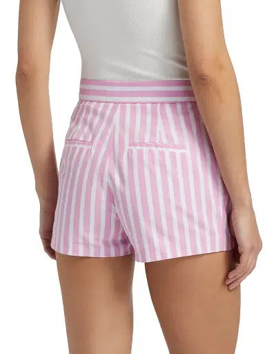 Generation Love Women's Theo Wide-Stripe Cotton Shorts | Thumbnail 5 Generation Love Women's Theo Wide-Stripe Cotton Shorts | Thumbnail 5