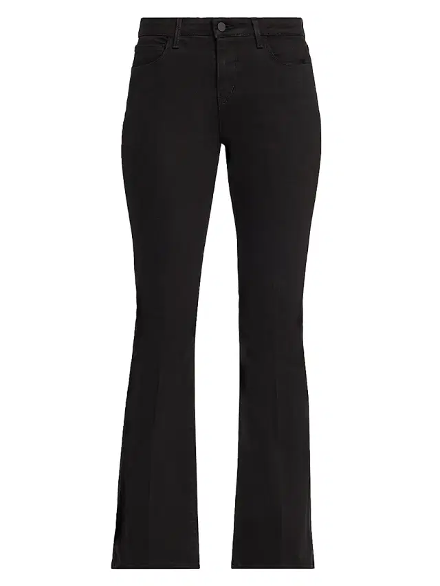 L'AGENCE Women's Cara Low-Rise Bootcut Jeans - Noir