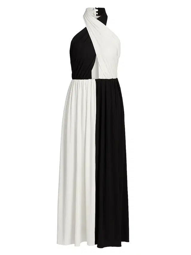 Ronny Kobo Women's Soleil Midi-Dress - Black White