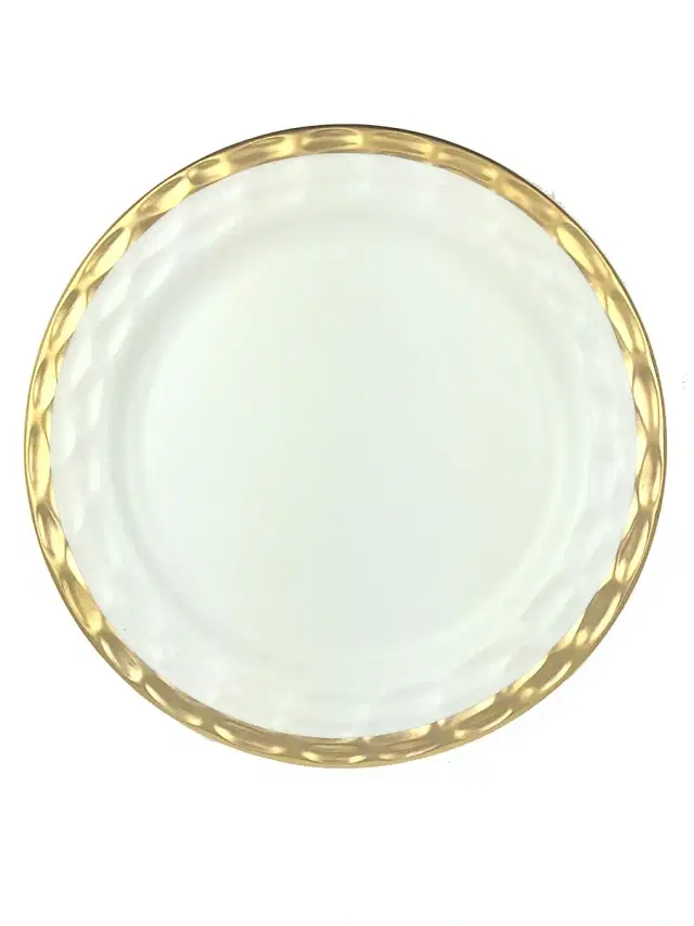 Truro Gold 4-Piece Dinner Plate Set - Gold