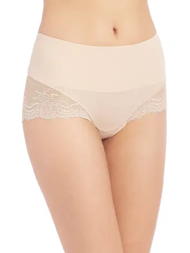 Spanx Undie-tectable Lace Hi-Hipster Panty - Soft Nude - Size XL | Thumbnail 1