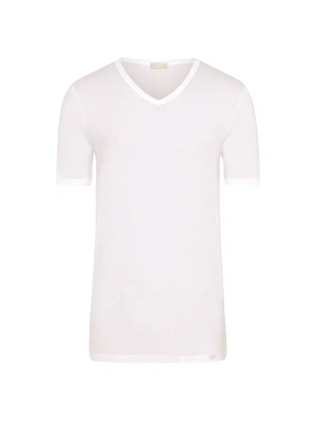 Men's Cotton V-Neck T-Shirt - White