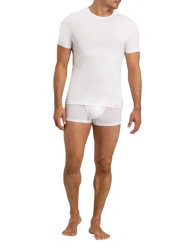 Hanro Men's Two-Pack Cotton Essentials T-Shirt | Thumbnail 2