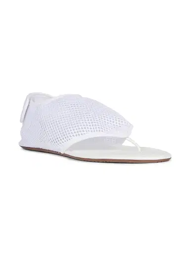 ALAIA Women's Mesh Sandals - Blanc Optique | Thumbnail 3 ALAIA Women's Mesh Sandals - Blanc Optique | Thumbnail 3