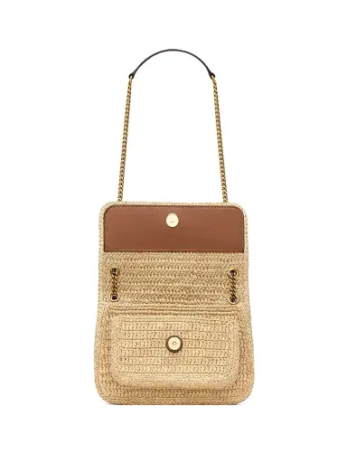 Saint Laurent Women's Niki Mini Shoulder Bag in Raffia | Thumbnail 4