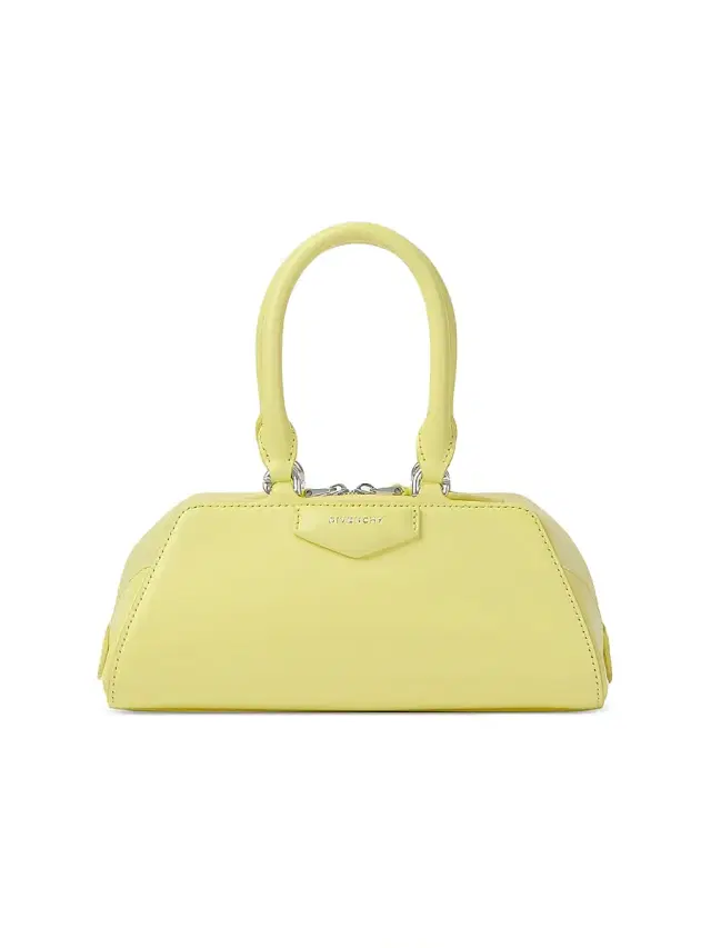 Women's Mini Antigona Cube East-West Top Handle Bag - Acid Yellow
