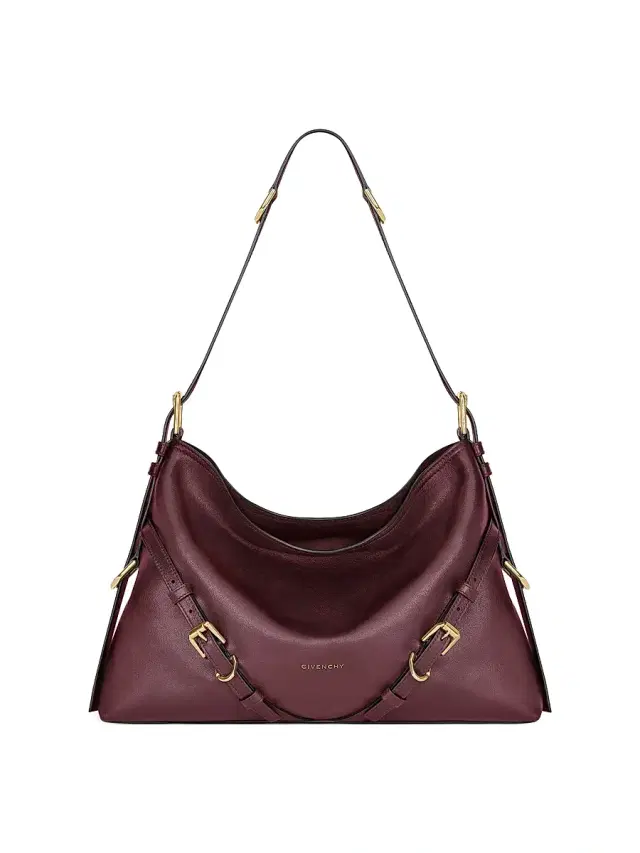 Women's  Voyou Shoulder Bag - Aubergine