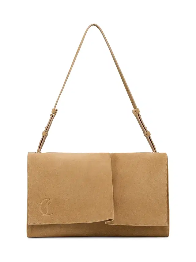 Women's Baggy Suede Shoulder Bag - Lionne