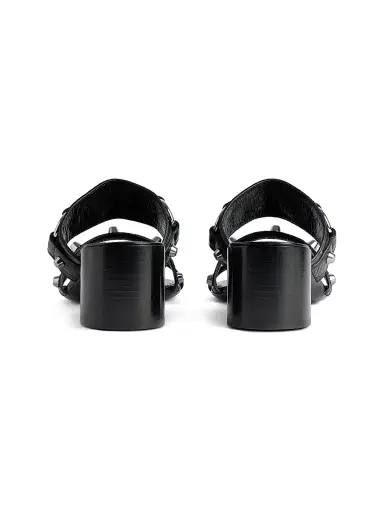 Balenciaga Women's City Sandals - Black | Thumbnail 3
