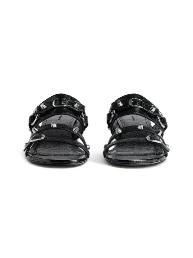 Balenciaga Women's City Sandals - Black | Thumbnail 4