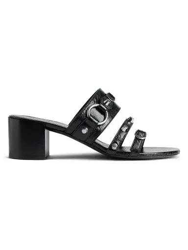 Balenciaga Women's City Sandals - Black | Thumbnail 1