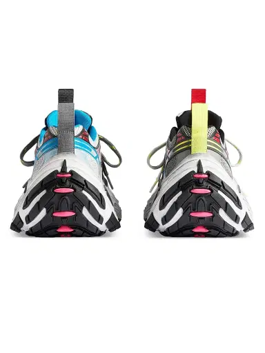 Balenciaga Men's 6XL Sneakers - Black White Multi - Size 12 | Thumbnail 3
