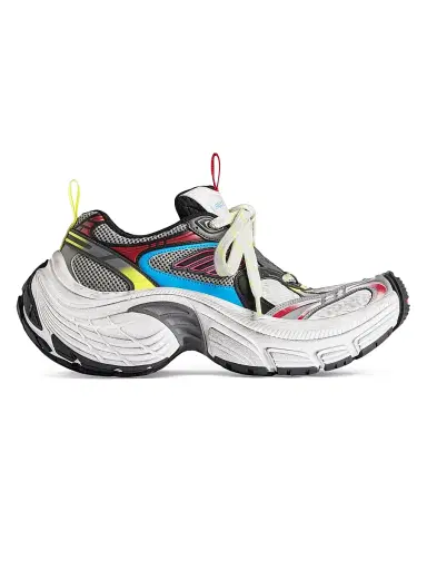 Balenciaga Men's 6XL Sneakers - Black White Multi - Size 12 | Thumbnail 1