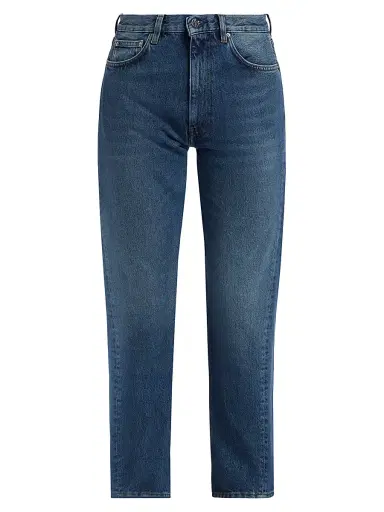 TOTEME Women's Twisted Seam Mid-Rise Ankle Jeans - Washed Blue - Size 30 | Thumbnail 1