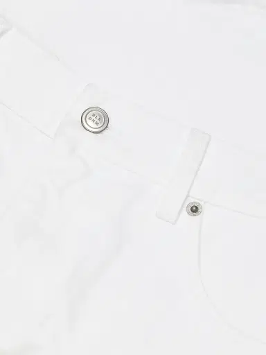 BLK DNM Women's Skirt 74 - White - Size 8 | Thumbnail 7