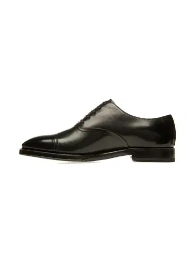 Bally Men's Selby Leather Oxfords - Black | Thumbnail 3