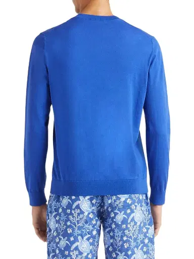 Vilebrequin Men's Turtle Cotton Crewneck Sweater - Marrakech - Size XXL | Thumbnail 5