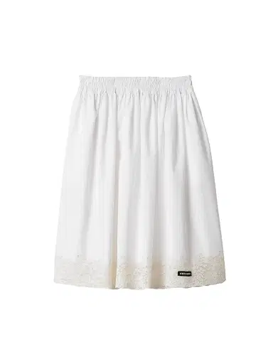 Miu Miu Women's Poplin Skirt - White | Thumbnail 1