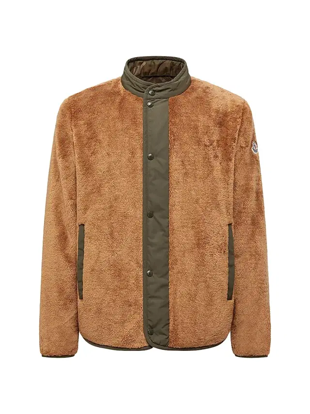 Men's Rentignat Reversible Down-Filled Jacket in Teddy - Camel Beige
