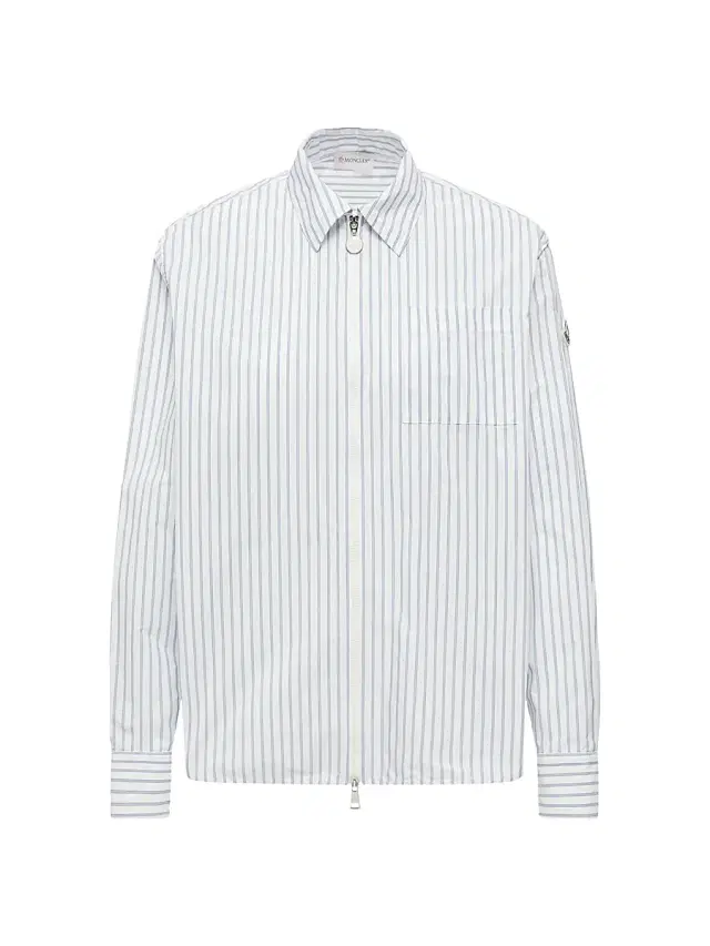 Women's Shirt in Nylon - White Light Blue