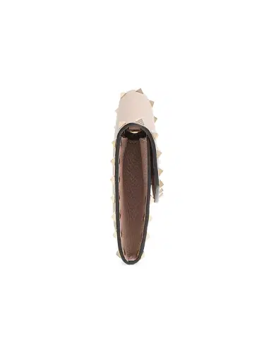 Valentino Garavani Women's Rockstud Wallet with Chain in Grainy Calfskin | Thumbnail 3