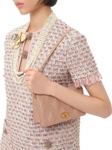 Valentino Garavani Women's Quiltie 67 Mini Shoulder Bag - Rose Cannelle | Thumbnail 7 Valentino Garavani Women's Quiltie 67 Mini Shoulder Bag - Rose Cannelle | Thumbnail 7