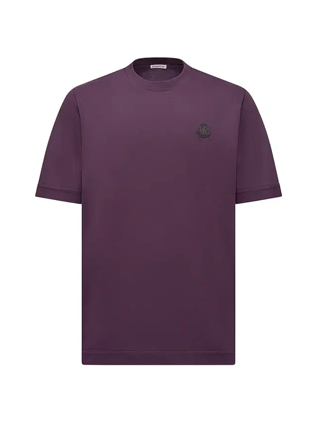 Men's Crew-Neck T-Shirt in Cotton - Purple