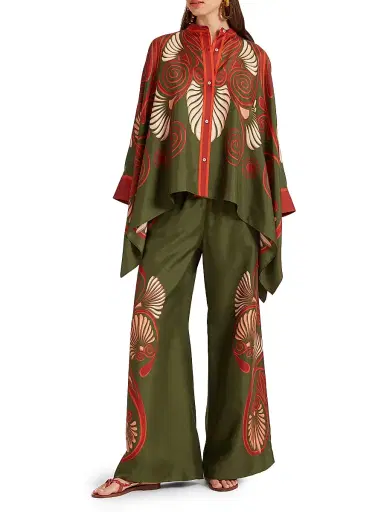 La DoubleJ Women's Palazzo Pants - Dark Green - Size XS | Thumbnail 3 La DoubleJ Women's Palazzo Pants - Dark Green - Size XS | Thumbnail 3