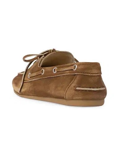 Miu Miu Women's Faded Unlined Suede Loafers - Brown - Size 9 | Thumbnail 2 Miu Miu Women's Faded Unlined Suede Loafers - Brown - Size 9 | Thumbnail 2