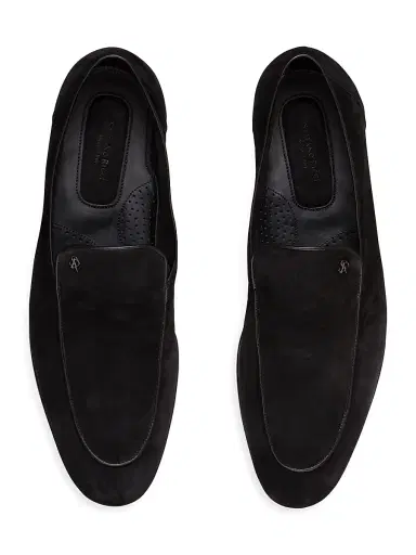 Stefano Ricci Men's Calfskin Leather Loafers - Black - Size 11 | Thumbnail 4