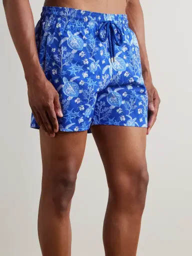 Vilebrequin Moonrise Straight-Leg Mid-Length Printed Swim Shorts - Men | Thumbnail 2