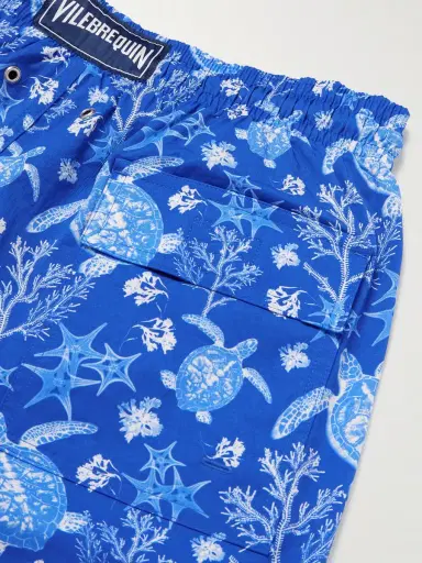 Vilebrequin Moonrise Straight-Leg Mid-Length Printed Swim Shorts - Men | Thumbnail 4