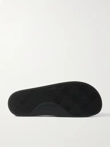 Burberry Checked Rubber Slides - Men | Thumbnail 3 Burberry Checked Rubber Slides - Men | Thumbnail 3