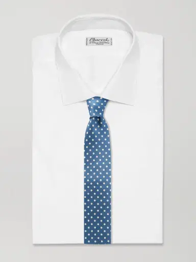 Tom Ford 8cm Polka-Dot Silk-Jacquard Tie - Men | Thumbnail 2 Tom Ford 8cm Polka-Dot Silk-Jacquard Tie - Men | Thumbnail 2