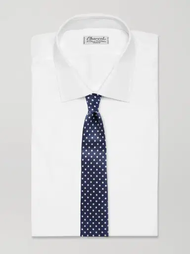 Tom Ford 8cm Polka-Dot Silk-Jacquard Tie - Men | Thumbnail 2 Tom Ford 8cm Polka-Dot Silk-Jacquard Tie - Men | Thumbnail 2