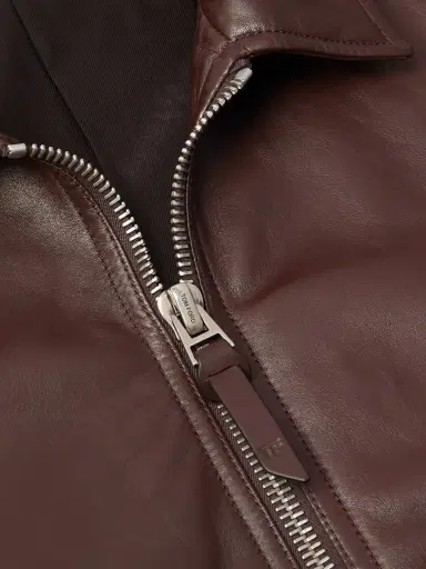 Tom Ford Leather Zip-Up Jacket - Men | Thumbnail 5 Tom Ford Leather Zip-Up Jacket - Men | Thumbnail 5