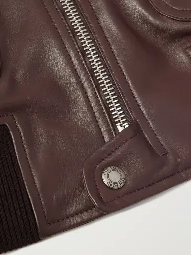 Tom Ford Leather Zip-Up Jacket - Men | Thumbnail 6 Tom Ford Leather Zip-Up Jacket - Men | Thumbnail 6