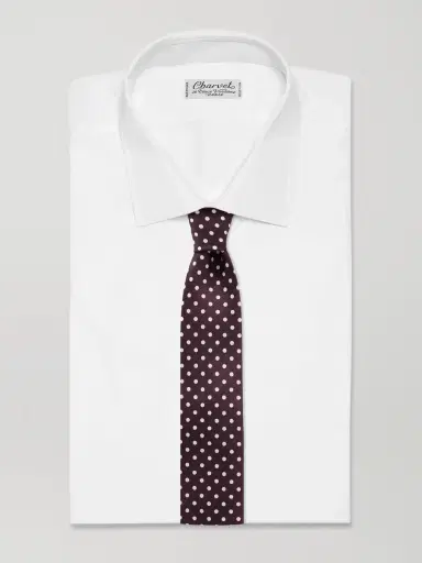 Tom Ford 8cm Polka-Dot Silk-Jacquard Tie - Men | Thumbnail 2 Tom Ford 8cm Polka-Dot Silk-Jacquard Tie - Men | Thumbnail 2