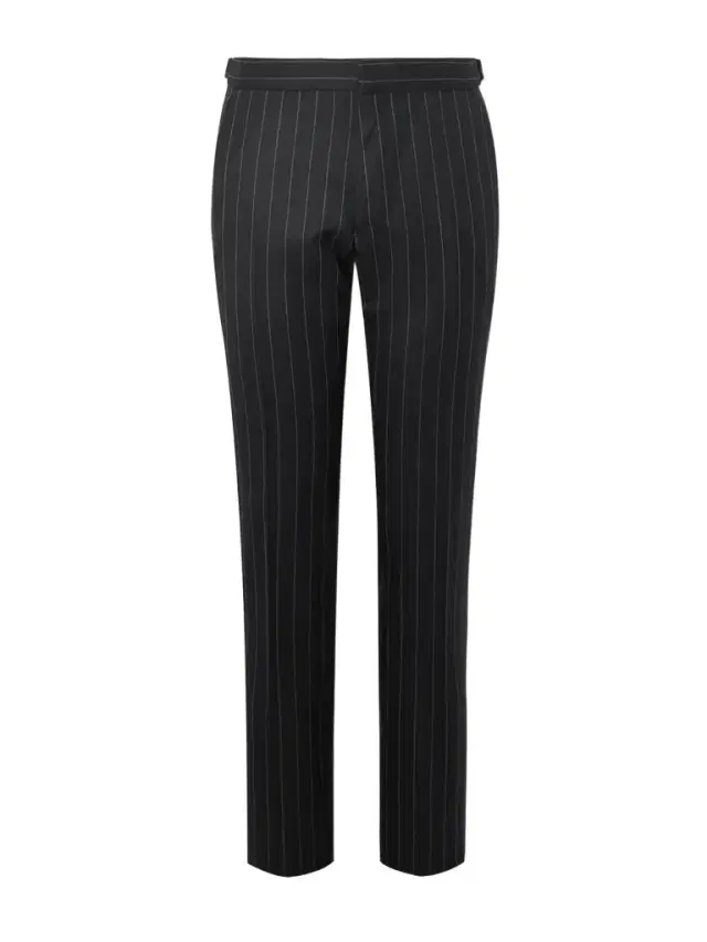 Dyllan Slim-Fit Tapered Striped Wool-Twill Suit Trousers - Men