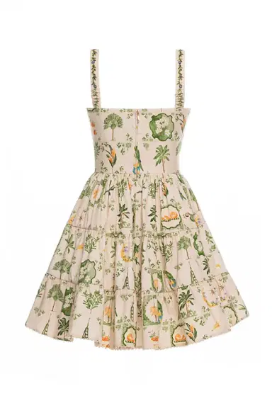 Agua by Agua Bendita Lima Mini Wild Dress | Thumbnail 4