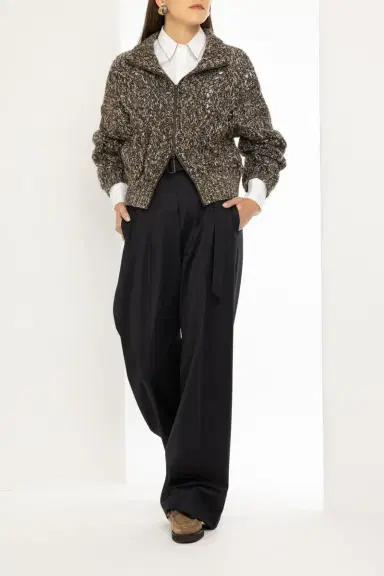 Brunello Cucinelli Loose Corset Pant | Thumbnail 2