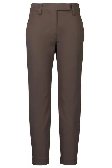 Brunello Cucinelli Stretch Slim Trousers - Chocolate | Thumbnail 1