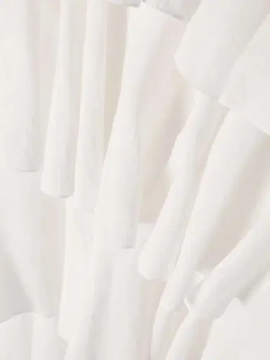 Alaïa Tiered Asymmetric Cotton Midi Skirt | Thumbnail 5