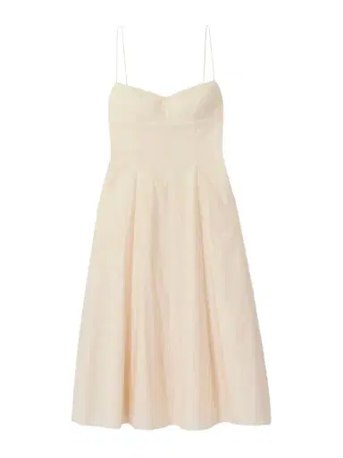 Khaite Isabella Cotton-canvas Midi Dress | Thumbnail 1