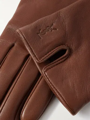 Saint Laurent Leather Gloves | Thumbnail 3